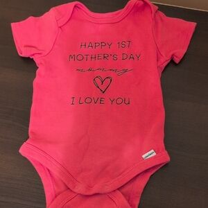 Gerber Pink Mother's Day Bodysuit